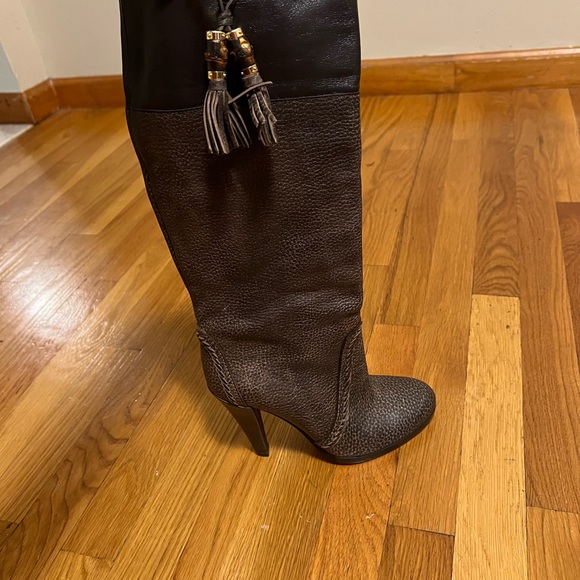 Genuine leather authentic Gucci Boots. New without box!!!! Not used!!!! - Picture 4 of 9